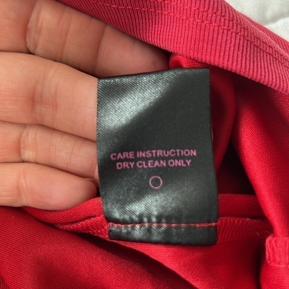 Michael Costello Beautrix Cut Out Long Sleeve Mini Dress in Red Size XS - Picture 11 of 11